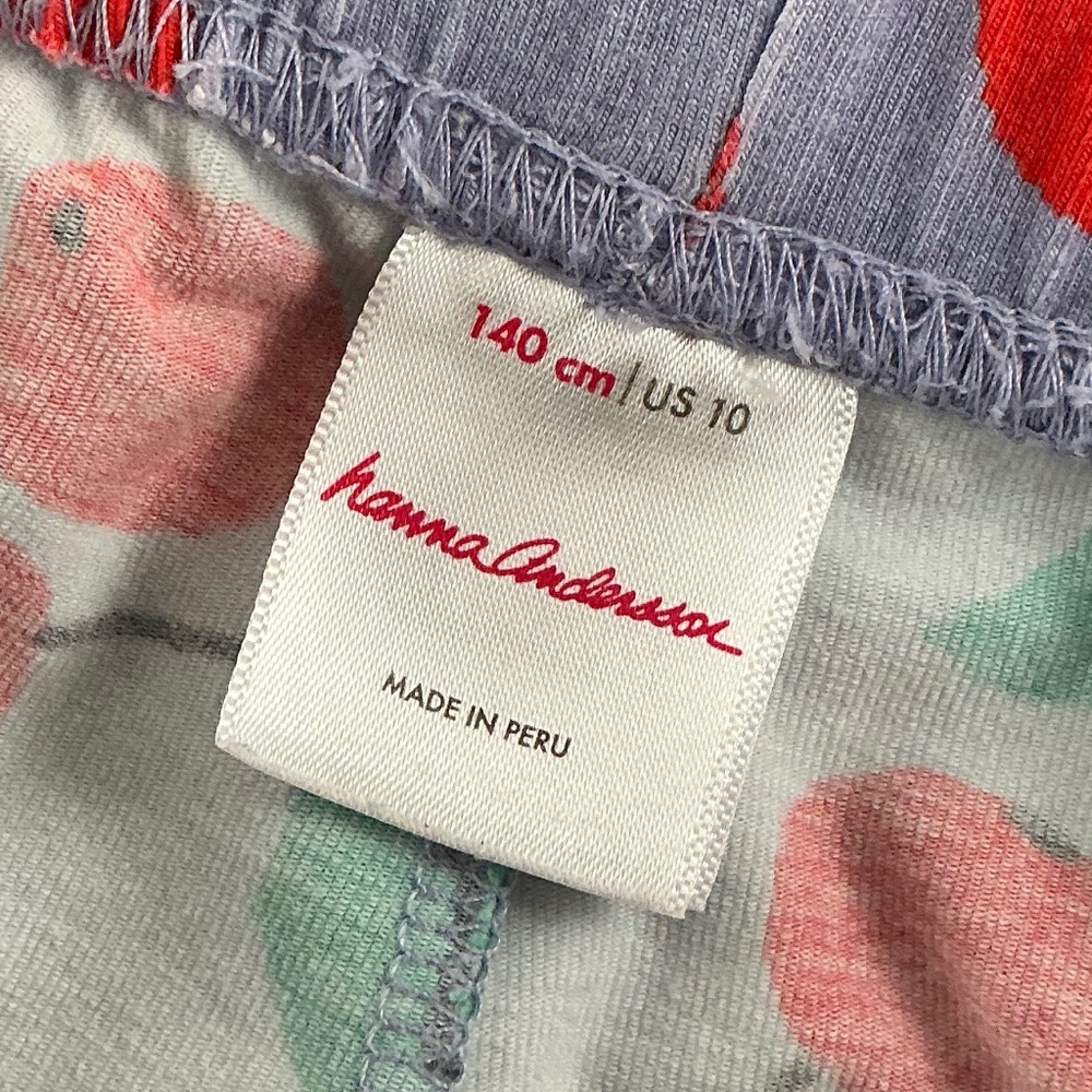 Hanna Andersson Girls’ Shorts Cherry Print in Blue - Picture 7 of 8